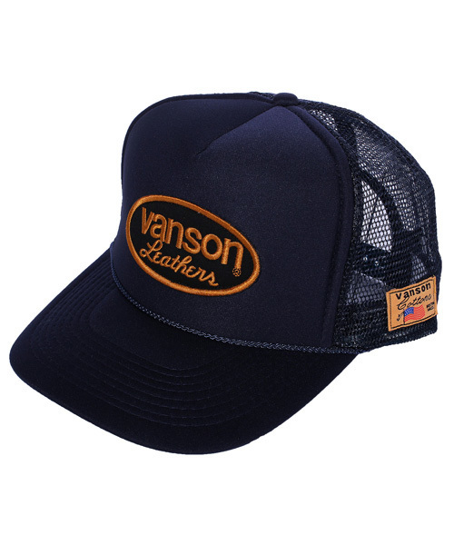 8(eight)(エイト)の「VANSON ロゴ メッシュキャップ 帽子(キャップ・メンズ・ブラック/ネイビー/ホワイト・FREE)」の3枚目の写真