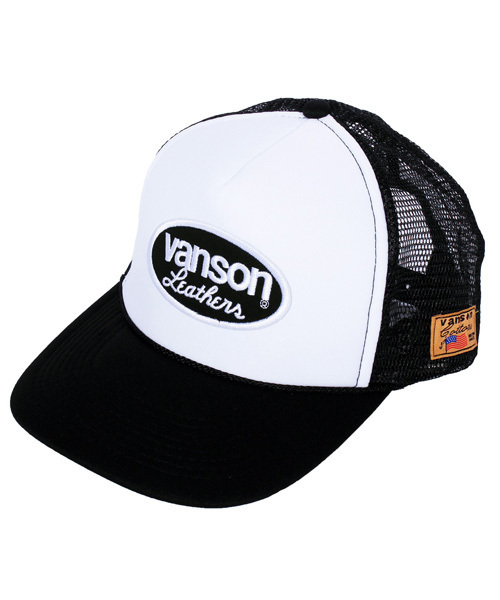 8(eight)(エイト)の「VANSON ロゴ メッシュキャップ 帽子(キャップ・メンズ・ブラック/ネイビー/ホワイト・FREE)」の2枚目の写真