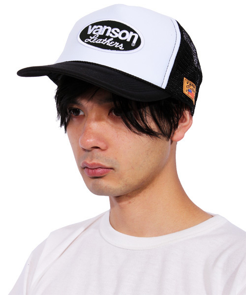 8(eight)(エイト)の「VANSON ロゴ メッシュキャップ 帽子(キャップ・メンズ・ブラック/ネイビー/ホワイト・FREE)」の11枚目の写真