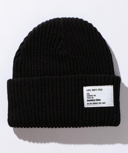 MONKEY TIME(モンキータイム)の「<monkey time> ACRYL AZE BEANIE/ビーニー(ニットキャップ/ビーニー・メンズ・オレンジ/ネイビー/オフホワイト/ブラック/グレー/ダークグレー/レッド/ワインレッド・FREE)」の14枚目の写真
