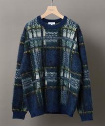 BEAUTY&YOUTH UNITED ARROWS | BY ロイヤルタータンチェック シャギー ニット(ニット/セーター)