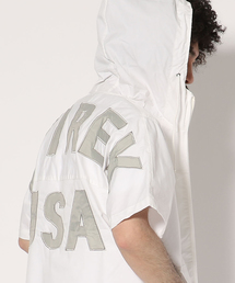 AVIREX | AVIREX/アヴィレックス/クールマックス フーデッド ジップアップ ビッグロゴ シャツ/HOODED ZIP UP SHIRT BIG LOGO(シャツ/ブラウス)