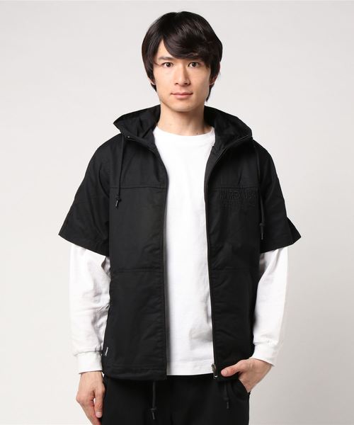 AVIREX（アヴィレックス）の「AVIREX/アヴィレックス/クールマックス フーデッド ジップアップ ビッグロゴ シャツ/HOODED ZIP UP SHIRT BIG LOGO（シャツ/ブラウス・メンズ・ブルー/ホワイト/レッド/ブラック・XX-LARGE/X-LARGE/LARGE/MEDIUM）」の13枚目の写真