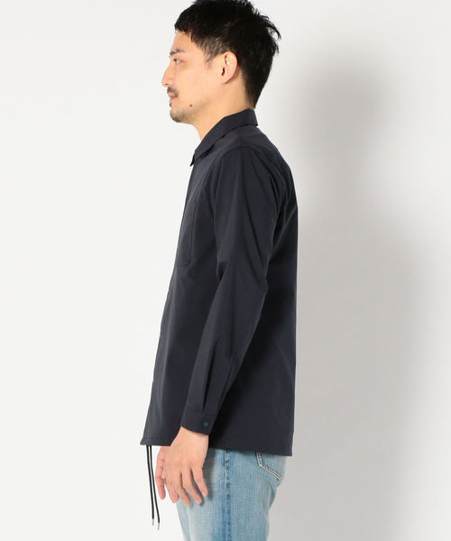 SHIPS（シップス）の「SU: COACH シャツ（シャツ/ブラウス・メンズ・ネイビー/チャコールグレー/ベージュ・LARGE/MEDIUM/SMALL/X-LARGE）」の9枚目の写真