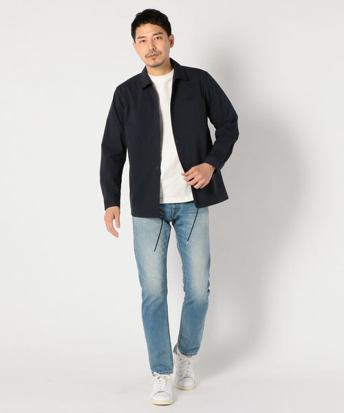 SHIPS（シップス）の「SU: COACH シャツ（シャツ/ブラウス・メンズ・ネイビー/チャコールグレー/ベージュ・LARGE/MEDIUM/SMALL/X-LARGE）」の11枚目の写真