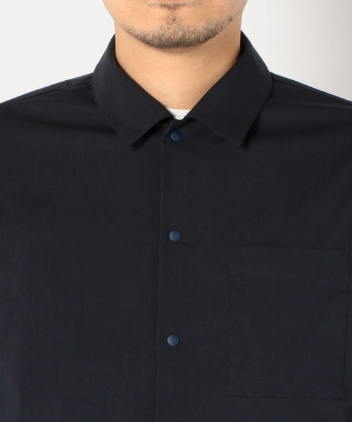 SHIPS（シップス）の「SU: COACH シャツ（シャツ/ブラウス・メンズ・ネイビー/チャコールグレー/ベージュ・LARGE/MEDIUM/SMALL/X-LARGE）」の13枚目の写真