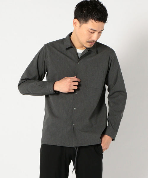 SHIPS（シップス）の「SU: COACH シャツ（シャツ/ブラウス・メンズ・ネイビー/チャコールグレー/ベージュ・LARGE/MEDIUM/SMALL/X-LARGE）」の20枚目の写真
