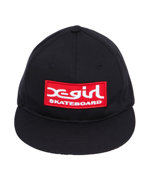 X-girl（エックスガール）の「BOX LOGO CAP（キャップ・レディース・ブラック/レッド/ブルー・ONE SIZE）」の9枚目の写真