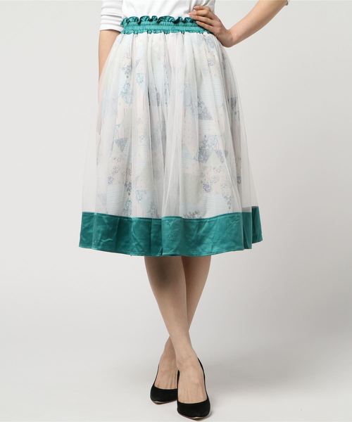 アクシーズファム　パッチワーク柄スカート axes femme（アクシーズファム）の「パッチワーク柄スカート