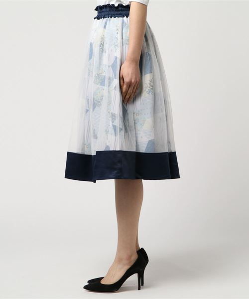 アクシーズファム　パッチワーク柄スカート axes femme（アクシーズファム）の「パッチワーク柄スカート