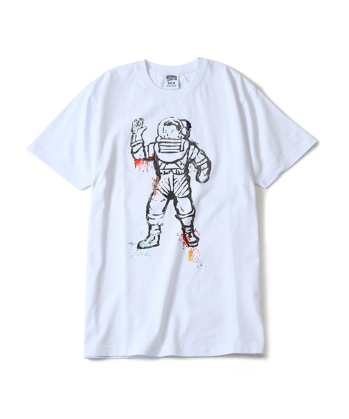 BILLIONAIRE BOYS CLUB（ビリオネア・ボーイズ・クラブ）の「BILLIONAIRE BOYS CLUB BB ASTRONAUT T-SHIRT 18SPRING（Tシャツ/カットソー・メンズ・ホワイト/ブラック/オレンジ系その他・SMALL/MEDIUM/LARGE/X-LARGE）」の2枚目の写真