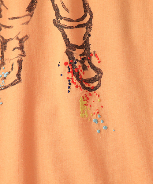 BILLIONAIRE BOYS CLUB（ビリオネア・ボーイズ・クラブ）の「BILLIONAIRE BOYS CLUB BB ASTRONAUT T-SHIRT 18SPRING（Tシャツ/カットソー・メンズ・ホワイト/ブラック/オレンジ系その他・SMALL/MEDIUM/LARGE/X-LARGE）」の5枚目の写真