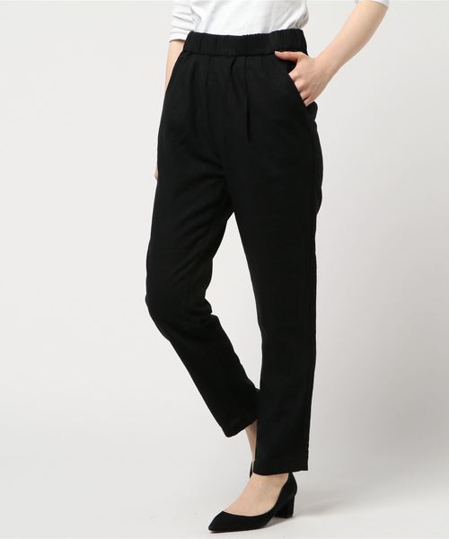 LBC（エルビーシー）の「レーヨンリネンテーパードパンツ（その他パンツ・レディース・ブラック/ライトグレー/ホワイト・M/L）」の9枚目の写真