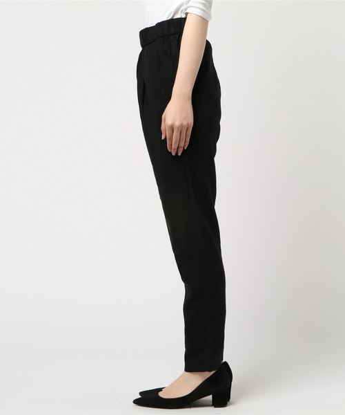 LBC（エルビーシー）の「レーヨンリネンテーパードパンツ（その他パンツ・レディース・ブラック/ライトグレー/ホワイト・M/L）」の5枚目の写真