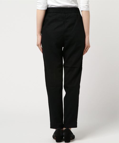 LBC（エルビーシー）の「レーヨンリネンテーパードパンツ（その他パンツ・レディース・ブラック/ライトグレー/ホワイト・M/L）」の4枚目の写真