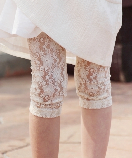 Rora グレーン 総レースレギンス（レギンス/スパッツ）｜Rora（ローラ