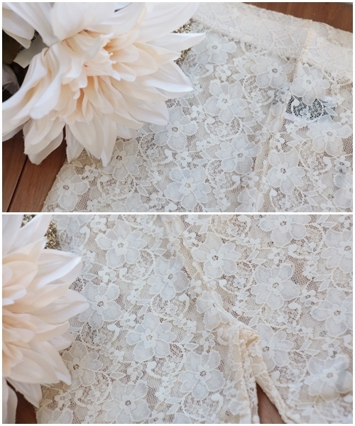Rora(ローラ)の「Rora グレーン 総レースレギンス(レギンス/スパッツ・キッズ・ベージュ・110cm/100cm/120cm/130cm/90㎝/140cm/150cm)」の10枚目の写真