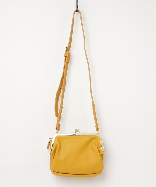 Green　Parks（グリーンパークス）の「・がま口ダブルフェイスミニショルダー（ショルダーバッグ・レディース・ブラック/グリーン/マスタード/キャメル・FREE）」の3枚目の写真