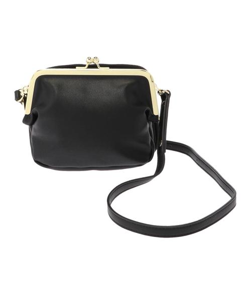 Green　Parks（グリーンパークス）の「・がま口ダブルフェイスミニショルダー（ショルダーバッグ・レディース・ブラック/グリーン/マスタード/キャメル・FREE）」の5枚目の写真