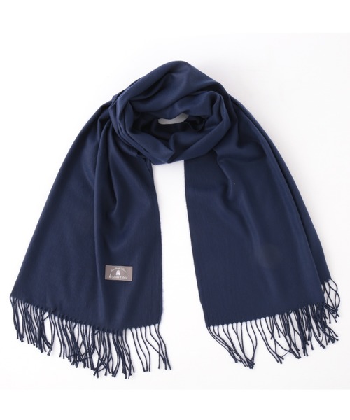 Jubilee Fabric（ジュビリーファブリック）の「大判ストール スムースマテリアル（ストール/ショール・レディース・ブラック/モスグリーン/ブラウン/ネイビー/グレー/ライトグレー/ロイヤルブルー/グレイッシュベージュ/グリーン系その他/アッシュグレー/ダークベージュ/ライトグリーン/テラコッタ/ライトアッシュグレー・FREE）」の13枚目の写真