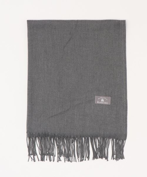 Jubilee Fabric（ジュビリーファブリック）の「大判ストール スムースマテリアル（ストール/ショール・レディース・ブラック/モスグリーン/ブラウン/ネイビー/グレー/ライトグレー/ロイヤルブルー/グレイッシュベージュ/グリーン系その他/アッシュグレー/ダークベージュ/ライトグリーン/テラコッタ/ライトアッシュグレー・FREE）」の16枚目の写真