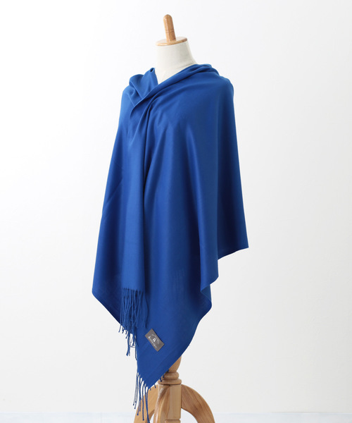 Jubilee Fabric（ジュビリーファブリック）の「大判ストール スムースマテリアル（ストール/ショール・レディース・ブラック/モスグリーン/ブラウン/ネイビー/グレー/ライトグレー/ロイヤルブルー/グレイッシュベージュ/グリーン系その他/アッシュグレー/ダークベージュ/ライトグリーン/テラコッタ/ライトアッシュグレー・FREE）」の21枚目の写真