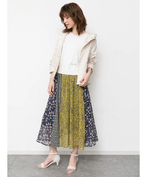 YECCA VECCA(イェッカヴェッカ)の「P.シルク混マシンウォッシャブルニット(Tシャツ/カットソー・レディース・ホワイト/ネイビー/イエロー/ミント/ラベンダー/杢グレー・FREE)」の16枚目の写真