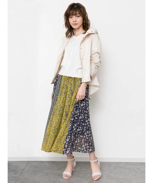 YECCA VECCA(イェッカヴェッカ)の「P.シルク混マシンウォッシャブルニット(Tシャツ/カットソー・レディース・ホワイト/ネイビー/イエロー/ミント/ラベンダー/杢グレー・FREE)」の15枚目の写真