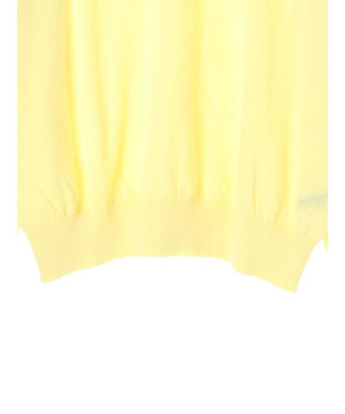 YECCA VECCA(イェッカヴェッカ)の「P.シルク混マシンウォッシャブルニット(Tシャツ/カットソー・レディース・ホワイト/ネイビー/イエロー/ミント/ラベンダー/杢グレー・FREE)」の9枚目の写真