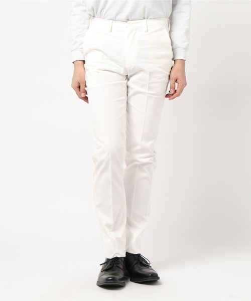 SHIPS（シップス）の「SC: COOLMAX(R) ストレッチ ノープリーツ パンツ（チノパンツ・メンズ・ホワイト/ライトグレー/ネイビー/コバルトブルー/ベージュ・34/30/31/32/29/33）」の2枚目の写真