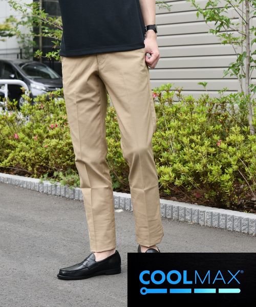 SHIPS（シップス）の「SC: COOLMAX(R) ストレッチ ノープリーツ パンツ（チノパンツ・メンズ・ホワイト/ライトグレー/ネイビー/コバルトブルー/ベージュ・34/30/31/32/29/33）」の8枚目の写真
