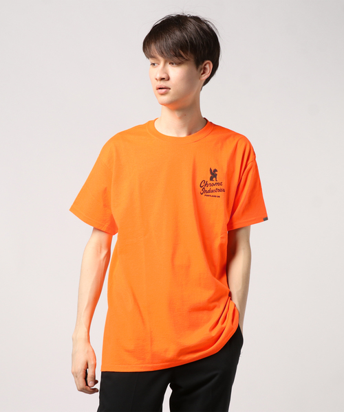 CHROME(クロム)の「7★QT PDX NEON EDTEE / セブンスターズクオリティ ネオン ED ティー(Tシャツ/カットソー)」|オレンジ