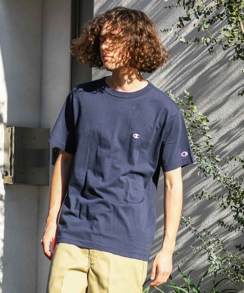 Champion(チャンピオン)の「【Champion】C3-P300 ショートスリーブTシャツ/チャンピオン(Tシャツ/カットソー・レディース・ブラック/レッド/イエロー/ロイヤルブルー/ホワイト/グレー/ピンク/オートミール/チャコール/ネイビー/ブルー系/ブラウン・M/L/XL/S)」の8枚目の写真