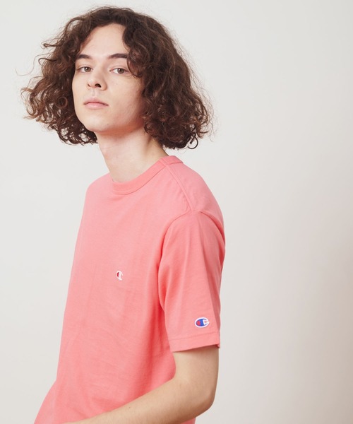 Champion(チャンピオン)の「【Champion】C3-P300 ショートスリーブTシャツ/チャンピオン(Tシャツ/カットソー・レディース・ブラック/レッド/イエロー/ロイヤルブルー/ホワイト/グレー/ピンク/オートミール/チャコール/ネイビー/ブルー系/ブラウン・M/L/XL/S)」の12枚目の写真