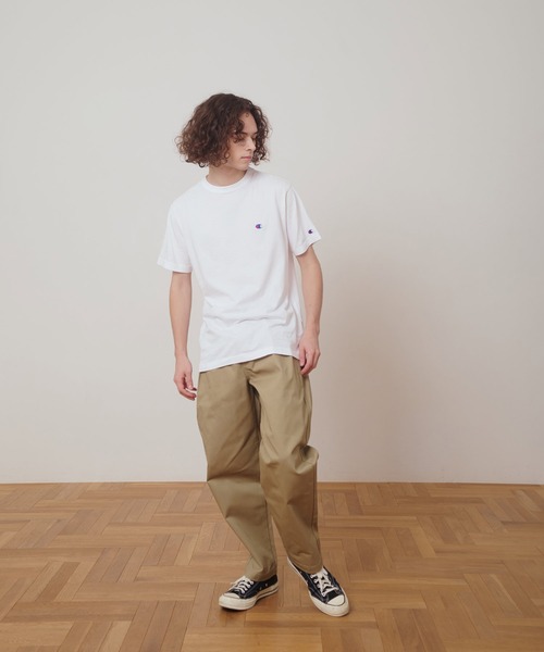 Champion(チャンピオン)の「【Champion】C3-P300 ショートスリーブTシャツ/チャンピオン(Tシャツ/カットソー・レディース・ブラック/レッド/イエロー/ロイヤルブルー/ホワイト/グレー/ピンク/オートミール/チャコール/ネイビー/ブルー系/ブラウン・M/L/XL/S)」の19枚目の写真