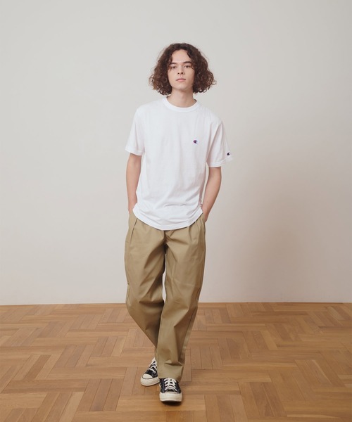 Champion(チャンピオン)の「【Champion】C3-P300 ショートスリーブTシャツ/チャンピオン(Tシャツ/カットソー・レディース・ブラック/レッド/イエロー/ロイヤルブルー/ホワイト/グレー/ピンク/オートミール/チャコール/ネイビー/ブルー系/ブラウン・M/L/XL/S)」の20枚目の写真