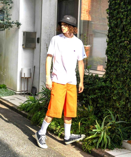 Champion(チャンピオン)の「【Champion】C3-P300 ショートスリーブTシャツ/チャンピオン(Tシャツ/カットソー・レディース・ブラック/レッド/イエロー/ロイヤルブルー/ホワイト/グレー/ピンク/オートミール/チャコール/ネイビー/ブルー系/ブラウン・M/L/XL/S)」の22枚目の写真