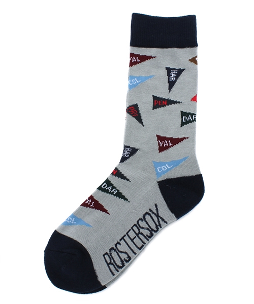 BEAMS BOY(ビームスボーイ)の「◎ROSTER SOCKS / ペナントソックス(ソックス/靴下・レディース・ナチュラル/グレー・ONE SIZE)」の2枚目の写真