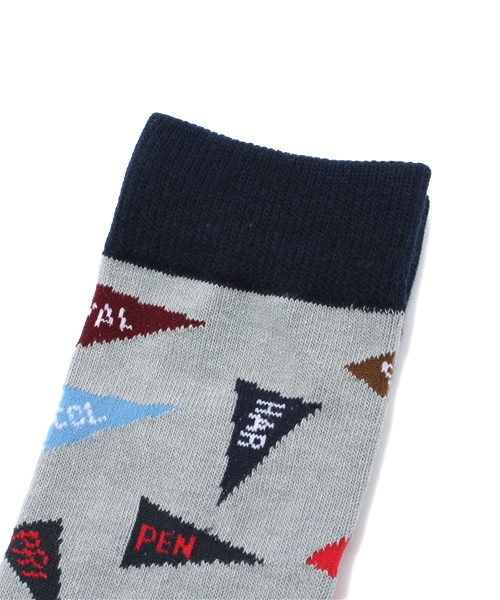 BEAMS BOY(ビームスボーイ)の「◎ROSTER SOCKS / ペナントソックス(ソックス/靴下・レディース・ナチュラル/グレー・ONE SIZE)」の7枚目の写真