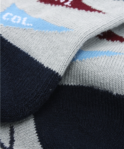 BEAMS BOY(ビームスボーイ)の「◎ROSTER SOCKS / ペナントソックス(ソックス/靴下・レディース・ナチュラル/グレー・ONE SIZE)」の9枚目の写真