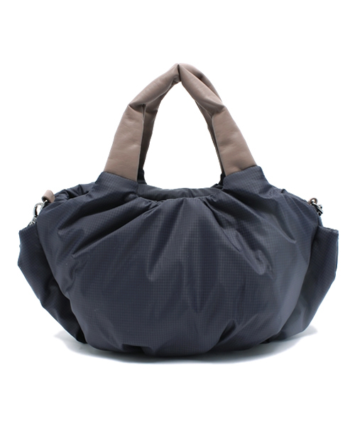 PLST(プラステ)の「格子柄2WAYナイロンショルダーバッグ(小)(ショルダーバッグ・レディース・ネイビー/ピンク/ライトグレー・FREE)」の5枚目の写真