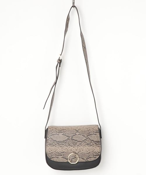 JUGLANS(ユグランス)の「【JUGLANS】リングモチーフポシェットショルダーバッグ(ショルダーバッグ・レディース・ブラック/アイボリー/ネイビー/ブラウン/ピンク/ワインレッド/ブラック系その他/ベージュ系その他・FREE)」の10枚目の写真