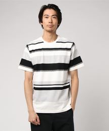 SU: NASHIJI ボーダー ショートスリーブ Tシャツ