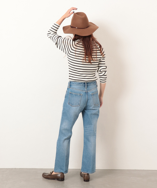 JOURNAL STANDARD relume（ジャーナルスタンダード　レリューム）の「ボトルネック リブプルオーバー（ニット/セーター・レディース・ブラック/ホワイト系その他/ホワイト系その他2/ブラック系その他・マルチサイズ）」の13枚目の写真