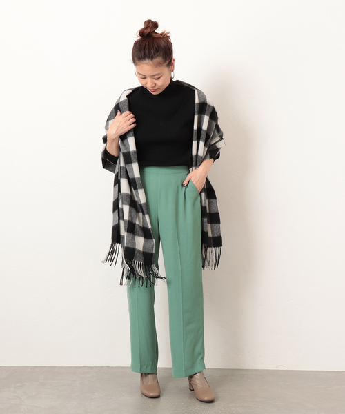 JOURNAL STANDARD relume（ジャーナルスタンダード　レリューム）の「ボトルネック リブプルオーバー（ニット/セーター・レディース・ブラック/ホワイト系その他/ホワイト系その他2/ブラック系その他・マルチサイズ）」の17枚目の写真