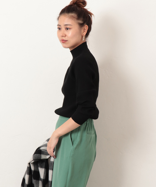 JOURNAL STANDARD relume（ジャーナルスタンダード　レリューム）の「ボトルネック リブプルオーバー（ニット/セーター・レディース・ブラック/ホワイト系その他/ホワイト系その他2/ブラック系その他・マルチサイズ）」の19枚目の写真