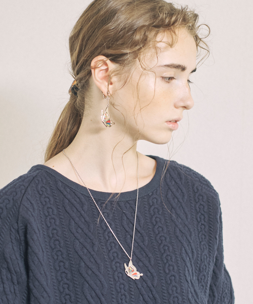 rehacer(レアセル)の「rehacer : Flower Butterfly Earrings Made in Japan / フラワーバタフライ イヤリング メイドインジャパン(イヤリング・レディース・シルバー/ゴールド・FREE)」の6枚目の写真