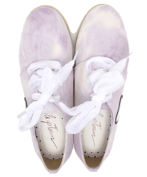 L.D.S.（エルディーエス）の「ワッペンエスパドリーユ（その他シューズ・レディース・ホワイト系/ブラック系/パープル系・MEDIUM/LARGE）」の4枚目の写真