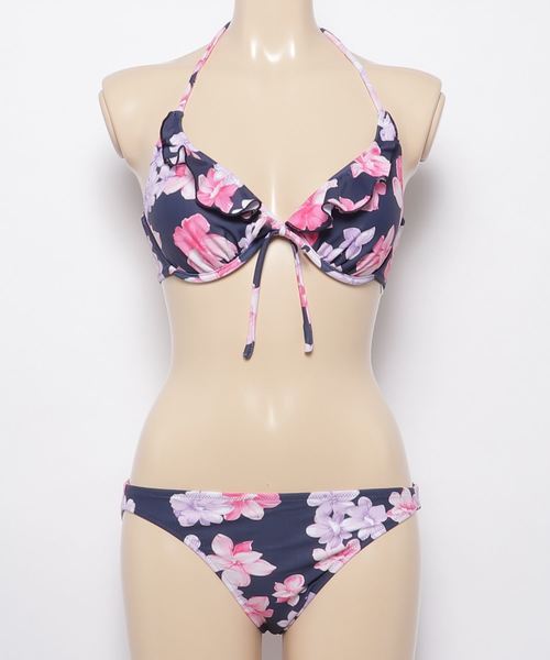 ＊CUPCHE＊フローラル タンキニ セット☆水着 楽天市場】[今だけ2640円]体型カバー花柄タンキニ水着3点セット