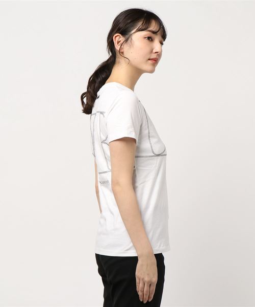 Desigual（デシグアル）の「【2020年春夏】LOVE文字入りTシャツ（Tシャツ/カットソー・レディース・ホワイト・2L/SS/S/M/L）」の2枚目の写真